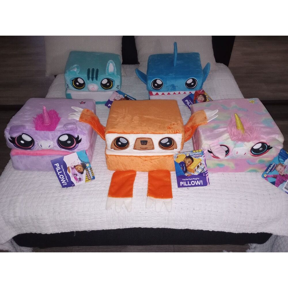 Pillow Cube Misty Kid Cubes NEW with TAGS. Choose your favorite! Fast Shipping!